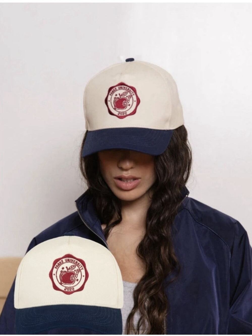 Parke Bookworm Baseball Hat Collegiate University Seal Trucker Hat New In Bag